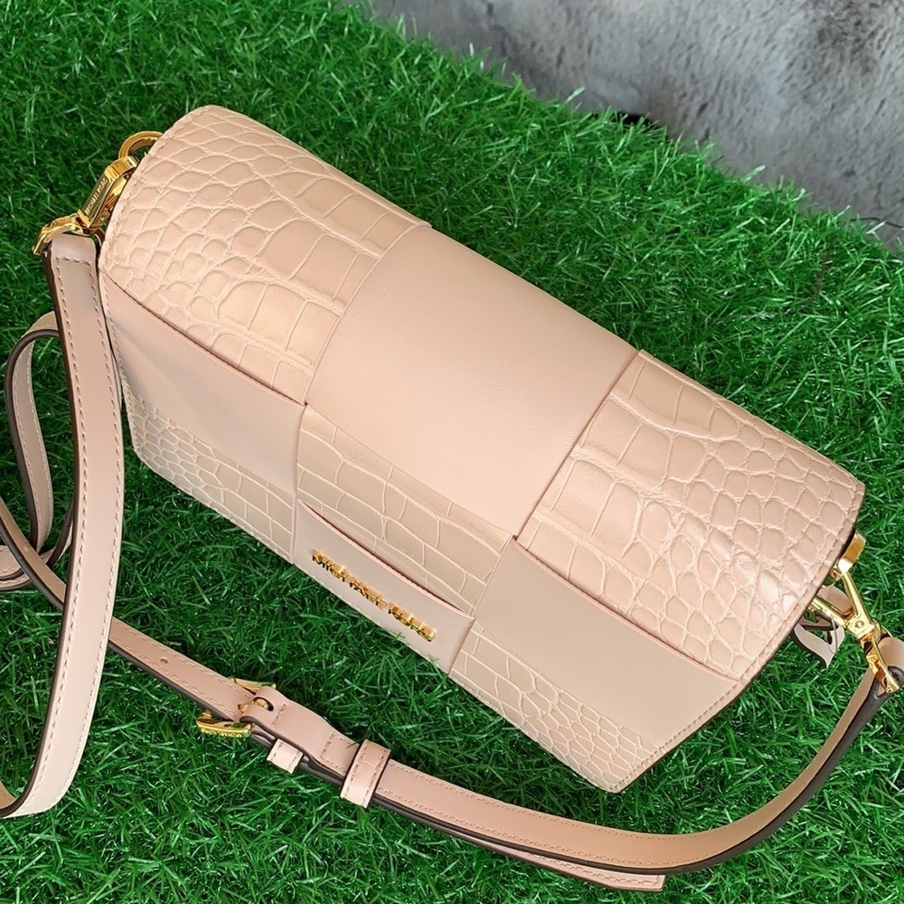 Michael Kors Mercer Sm clutch XBODY Powder Blush - Picture 12 of 15